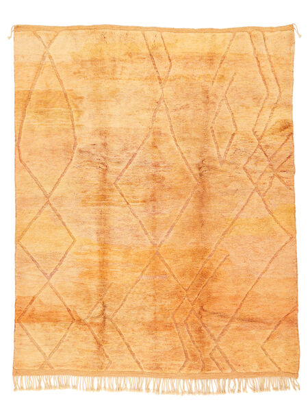 267X331 Tapete Berber Moroccan - Mid Atlas Moderno Laranja Grande (Lã, Marrocos) Carpetvista