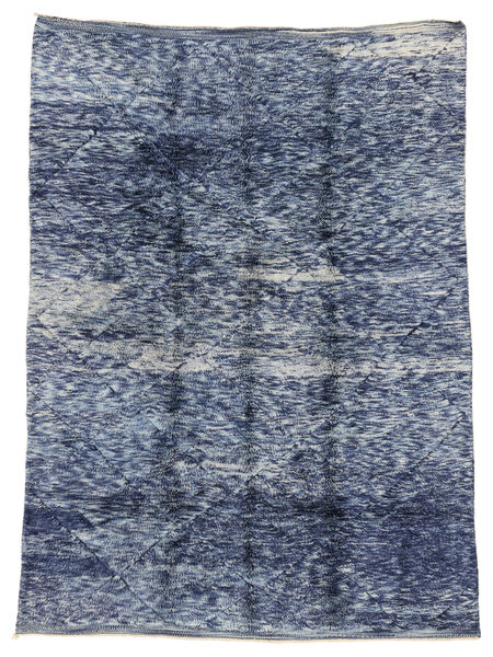  Berber Moroccan - Mid Atlas 252X354 Alfombra De Lana Azul Oscuro/Negro Grande Carpetvista