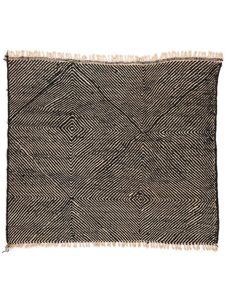 Tapete High Atlas Kilim 163X188 Preto/Castanho (Lã, Marrocos)