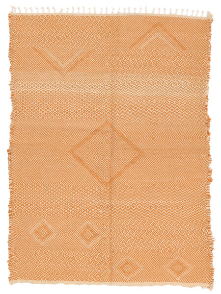  Oriental High Atlas Kilim Rug 150X206 Orange/Brown Wool, Morocco Carpetvista