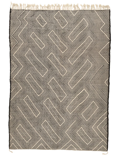  High Atlas Kilim 248X350 Gyapjúszőnyeg Barna/Fekete Nagy Carpetvista