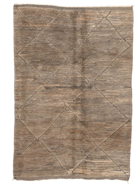 Tappeto Berber Moroccan - Mid Atlas 208X302 Marrone/Arancione (Lana, Marocco)