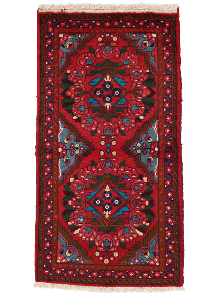  70X131 Lillian Matta Mörkröd/Svart Persien/Iran Carpetvista