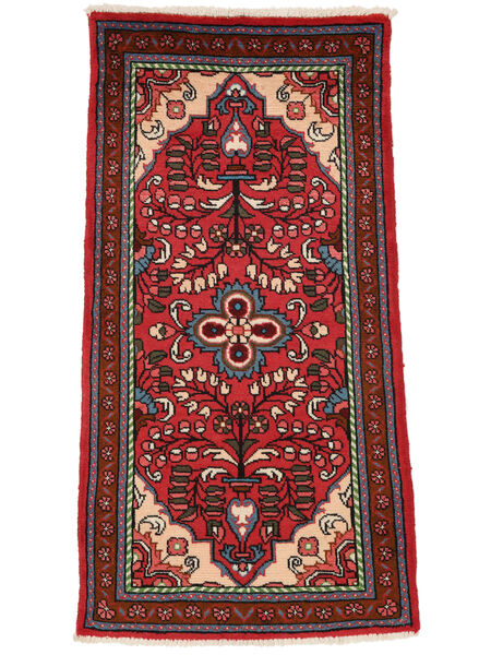  Perzisch Lillian Vloerkleed 75X123 Donkerrood/Zwart (Wol, Perzië/Iran)