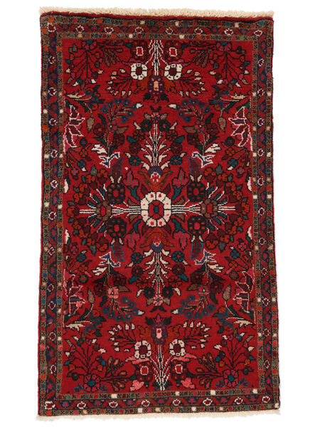  Persian Lillian Rug 75X130 Black/Dark Red Carpetvista