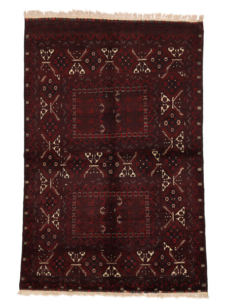 Afghan Khal Mohammadi Rug 162X241 Black/Brown Wool, Afghanistan Carpetvista