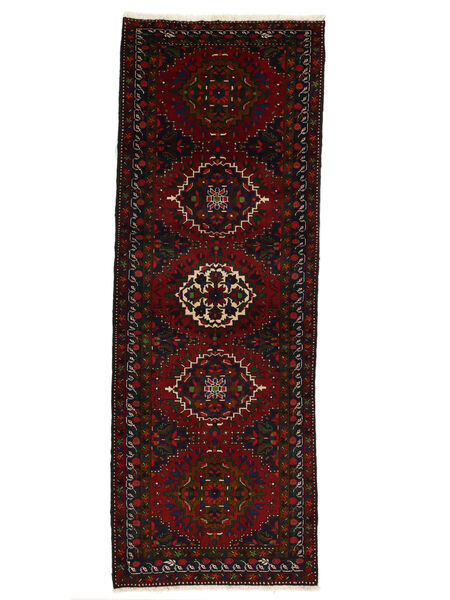  Persian Ardebil Rug 120X345 Runner
 Black/Dark Red (Wool, Persia/Iran)