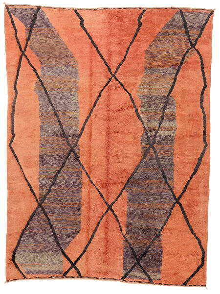 302X403 Berber Moroccan - Mid Atlas Teppe Moderne Rød/Mørk Rød Stort (Ull, Marokko) Carpetvista