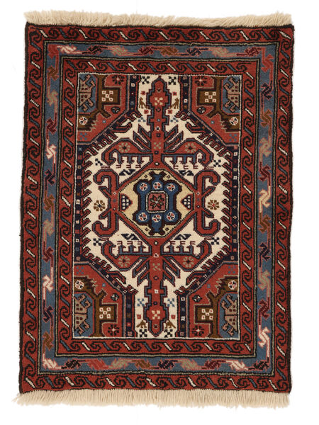  71X97 Ardabil Covor Negru/Dark Red Persia/Iran
 Carpetvista