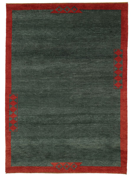  Gabbeh Rustic Covor 173X240 Persan Lână Negru/Dark Red Carpetvista