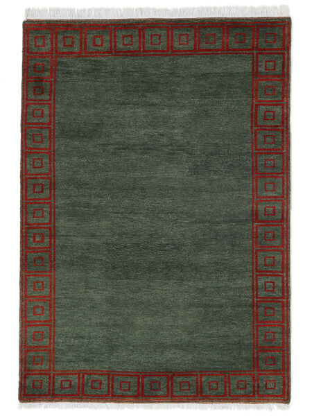 170X240 Gabbeh Rustic Rug Modern Black/Dark Red (Wool, Persia/Iran) Carpetvista