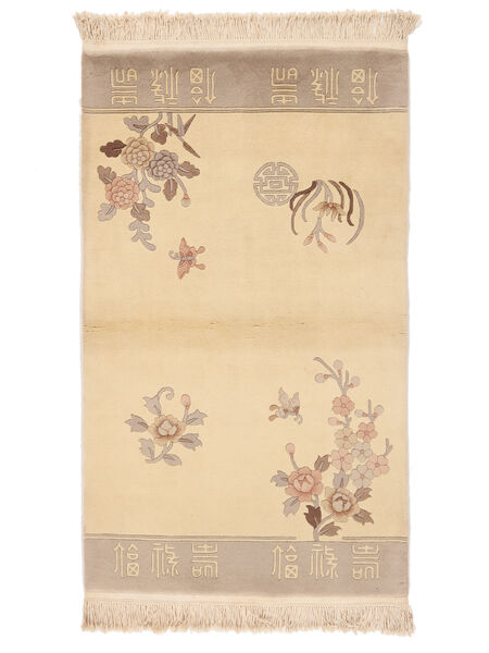  91X152 China 90 Line Rug Beige/Brown China Carpetvista