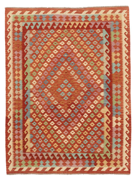 Dywan Orientalny Kilim Afgan Old Style 171X227 Ciemnoczerwony/Brunatny (Wełna, Afganistan)