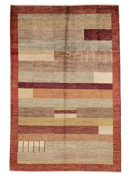 Tappeto Moderni Afghan Fine 198X294 Marrone/Rosso Scuro (Lana, Afghanistan)