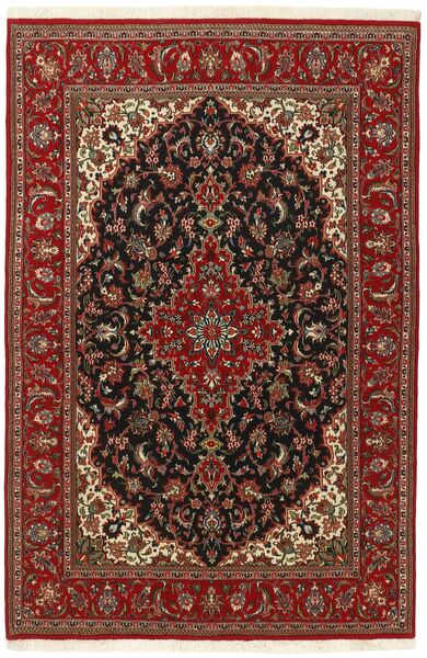  Oriental Qum Kork/Silk Rug 160X236 Dark Red/Black Wool, Persia/Iran