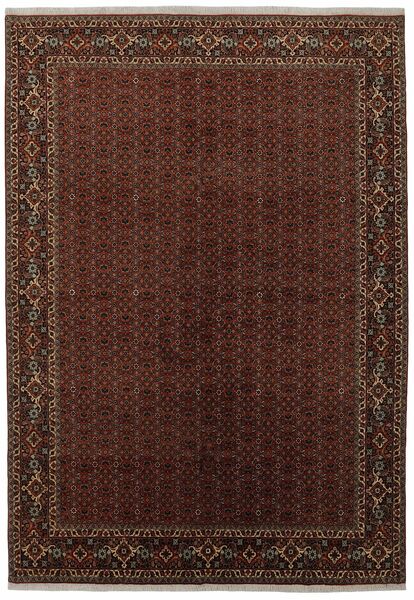 200X292 Bidjar With Silk Rug Oriental Black/Brown (Wool, Persia/Iran)