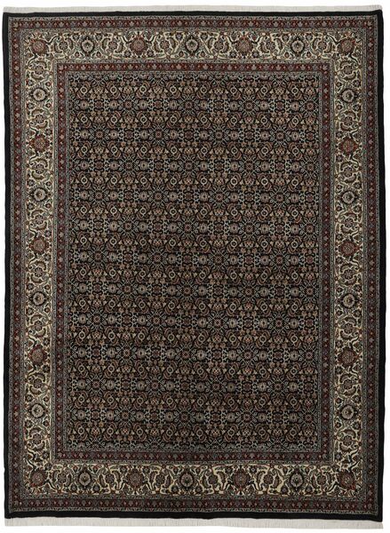  Persian Moud Rug 204X288 Black/Brown (Wool, Persia/Iran)