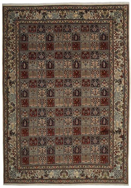 Tappeto Persiano Moud 238X345 Marrone/Nero (Lana, Persia/Iran)