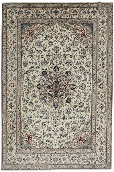 Tappeto Persiano Nain 9La 255X386 Marrone/Giallo Scuro Grandi (Lana, Persia/Iran)