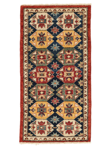  53X100 Ziegler Tæppe Mørkerød/Sort Afghanistan Carpetvista