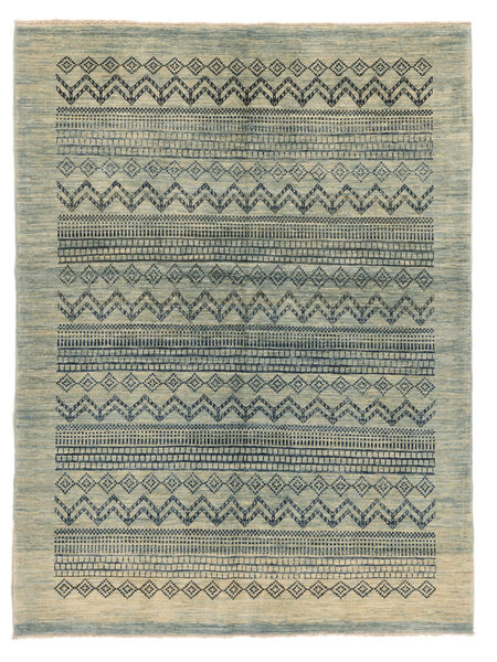 Kazak Ariana Vloerkleed 151X203 Groen/Donkergroen Wol, Afghanistan Carpetvista