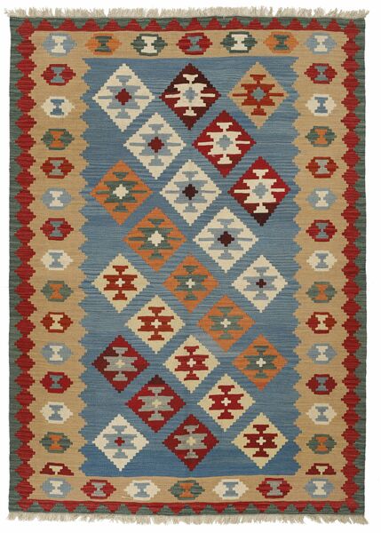  Orientalisk Kilim Matta 170X238 Brun/Mörkröd Ull, Persien/Iran