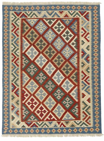 153X200 Χαλι Kilim Ανατολής Σκούρο Κόκκινο/Κίτρινα (Μαλλί, Περσικά/Ιρανικά)