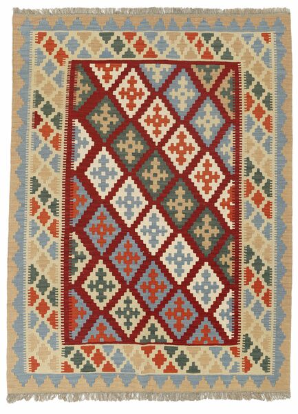 Dywan Orientalny Kilim 153X204 Pomarańczowy/Ciemnoczerwony (Wełna, Persja/Iran)