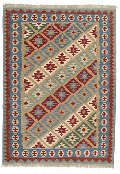  Oosters Kilim Vloerkleed 150X201 Donkerrood/Bruin Wol, Perzië/Iran