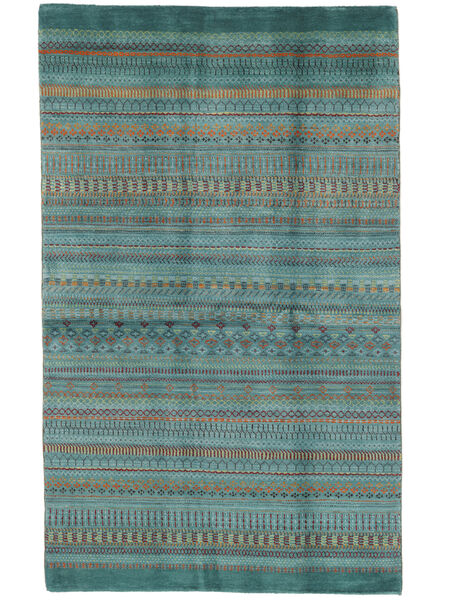 Moderni Afghan Fine Matot Matto 140X229 Tumma Petrol/Vihreä Villa, Afganistan Carpetvista