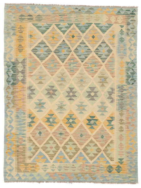 Tapete Oriental Kilim Afegão Old Style 149X196 Laranja/Verde Escuro (Lã, Afeganistão)