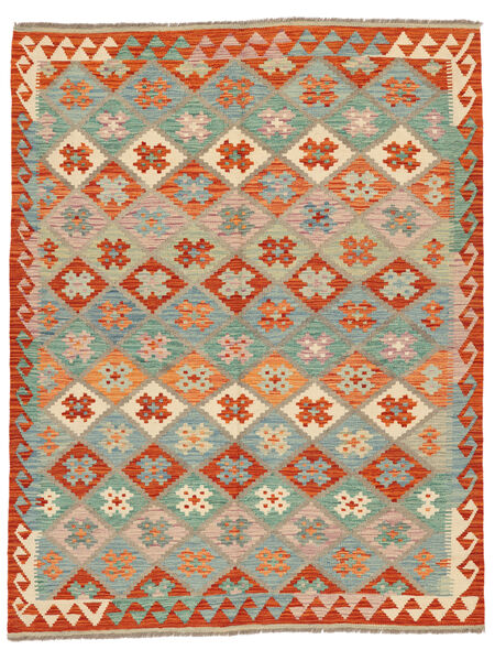  153X199 Liten Kelim Afghan Old Style Matta Ull, Carpetvista