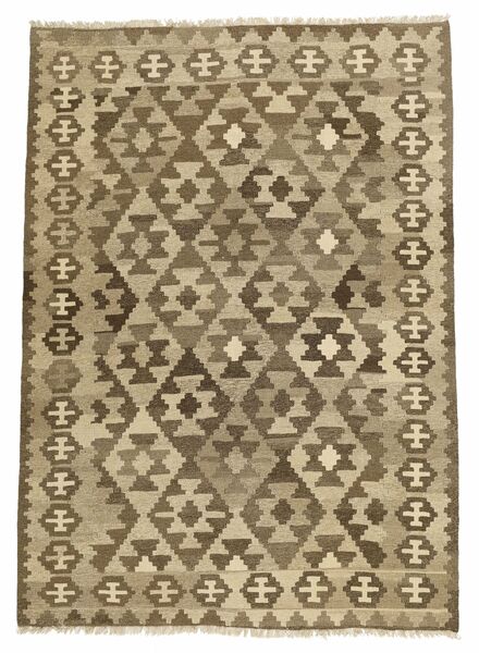 208X293 Kilim Vloerkleed Oosters Bruin/Oranje (Wol, Perzië/Iran)