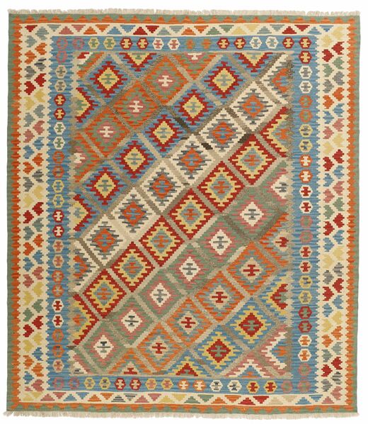 260X291 Kilim Teppich Orientalischer Braun/Orange Großer (Wolle, Persien/Iran)