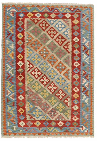 Kilim Matot Matto 203X288 Vihreä/Ruskea Villa, Persia/Iran