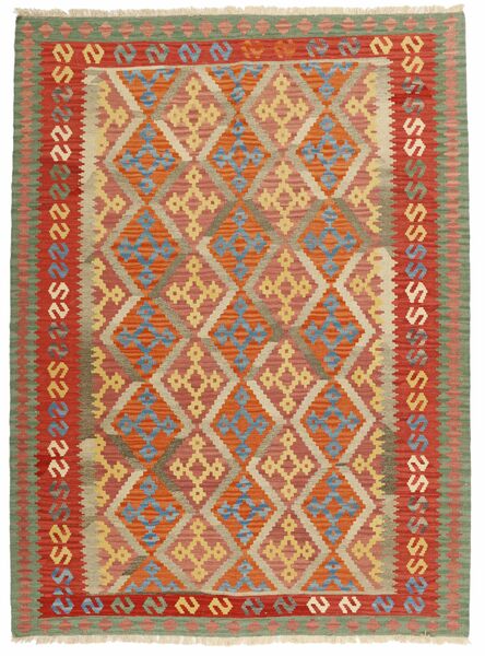  Persischer Kilim Teppich 209X287 Braun/Dunkelrot