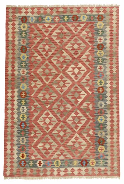  Kilim Tappeto 173X261 Persiano Di Lana Rosso Scuro/Marrone