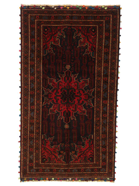  120X214 Medallion Small Baluch Rug Wool, Carpetvista