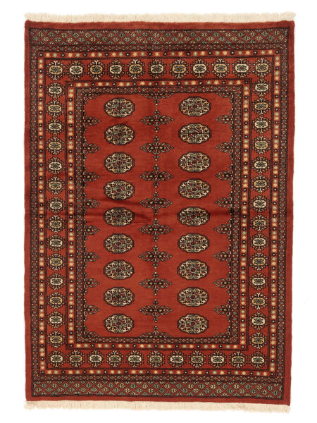 124X179 Alfombra Oriental Pakistan Bukara 2Ply Rojo Oscuro/Negro (Lana, Pakistán) Carpetvista