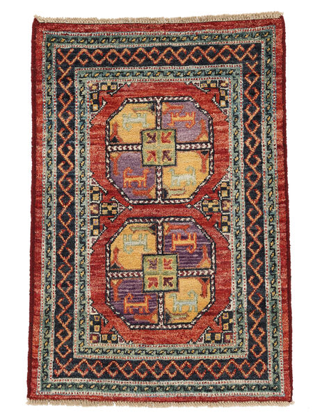 56X90 Ziegler Teppe Orientalsk Mørk Rød/Svart (Ull, Afghanistan) Carpetvista