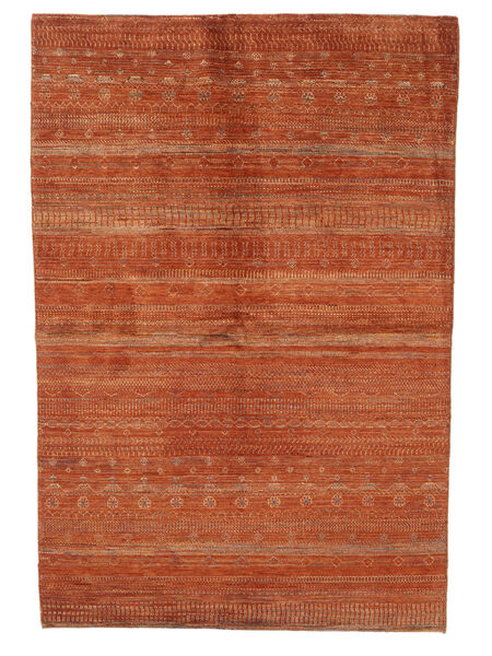 Modern Afghan Fine Rug 169X250 Dark Red/Brown Wool, Afghanistan Carpetvista