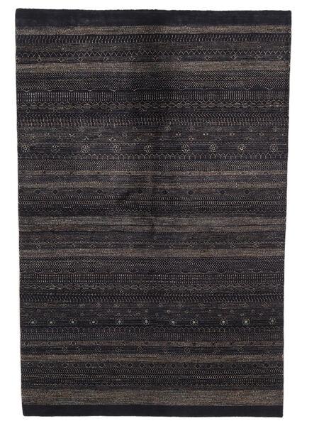  168X254 Modern Afghan Fine Covor Negru Afganistan
 Carpetvista