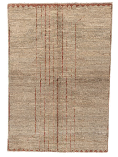 119X174 Berber Style Rug Modern Brown/Orange (Wool, Afghanistan) Carpetvista