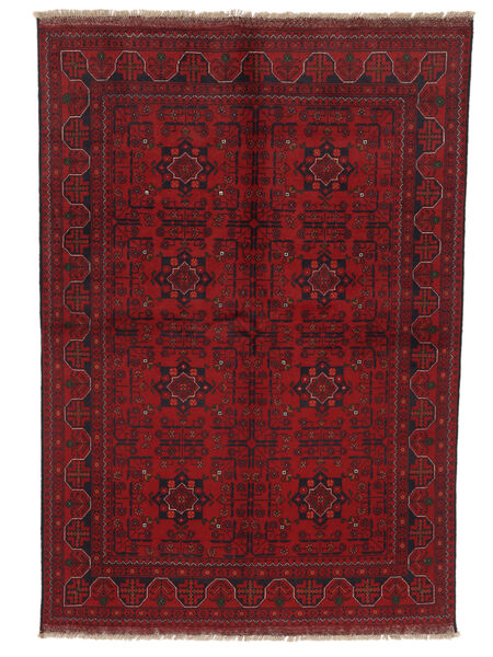  Kunduz Covor 127X180 Lână Dark Red/Negru Mic Carpetvista