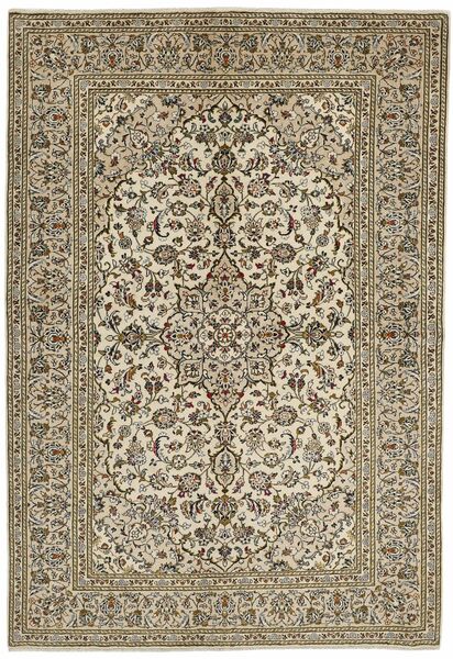  Keshan Rug 196X288 Persian Wool Brown/Orange