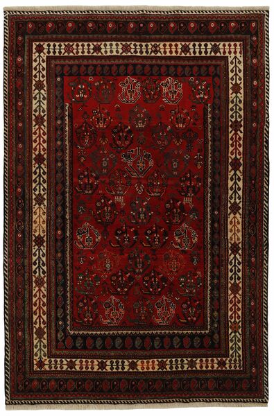  Persisk Qashqai Teppe 169X252 Svart/Brun (Ull, Persia/Iran)