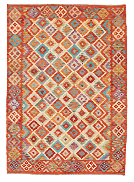  208X291 Kelim Afghan Old Style Matta Ull, Carpetvista