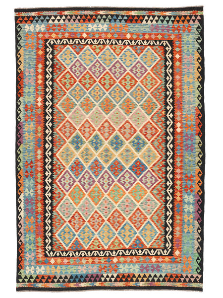  202X300 Kilim Afghan Old Style Rug Wool, Carpetvista