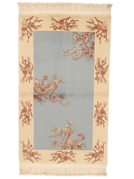 91X152 Kina 90 Line Tæppe Orientalsk Beige/Grå (Uld, Kina) Carpetvista