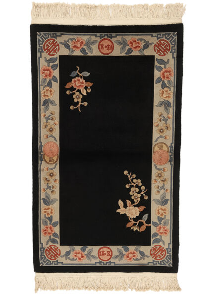  91X152 Small China 90 Line Rug Wool, Carpetvista